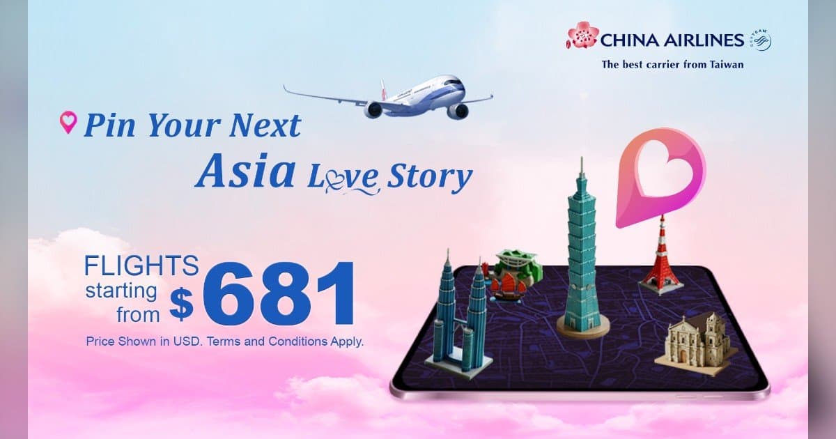 Valentine's Season Sparks New Momentum for Asia Travel on China Airlines