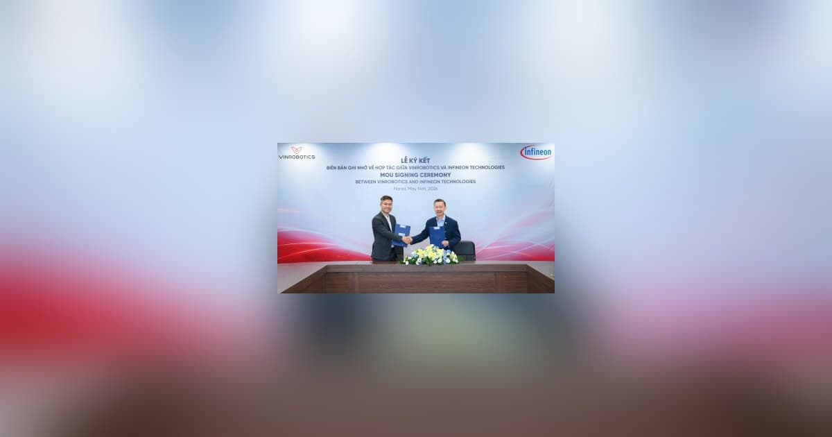 VinRobotics and Infineon Partner to Advance Core Technologies for Next-Generation Robotics