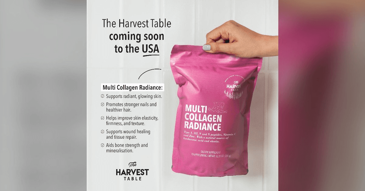 The Harvest Table Prepares U.S. Launch with Focus on Clean-Label Collagen and Whole-Food Nutrition
