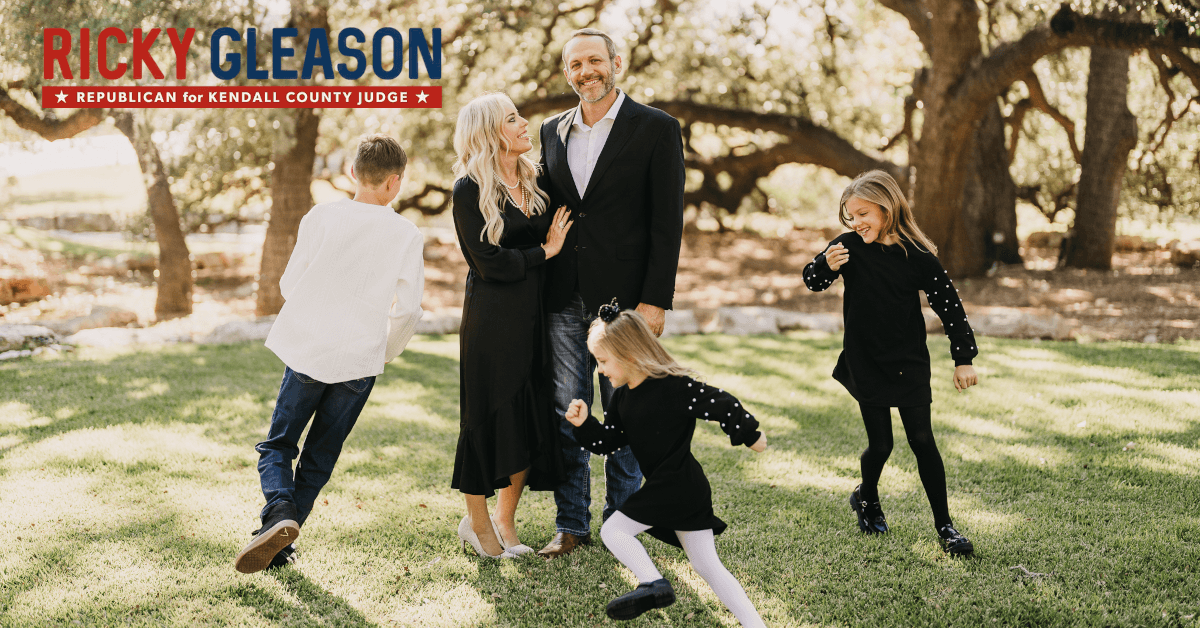 Kendall County Judge Candidate Ricky Gleason Urges Early Voting, Highlights Local Priorities