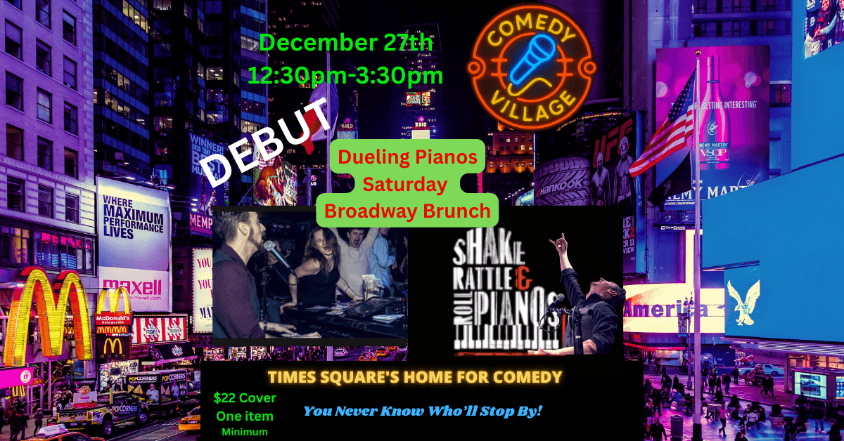 Dueling Pianos Debuts at Comedy Village, Offering Interactive Live Music in Times Square