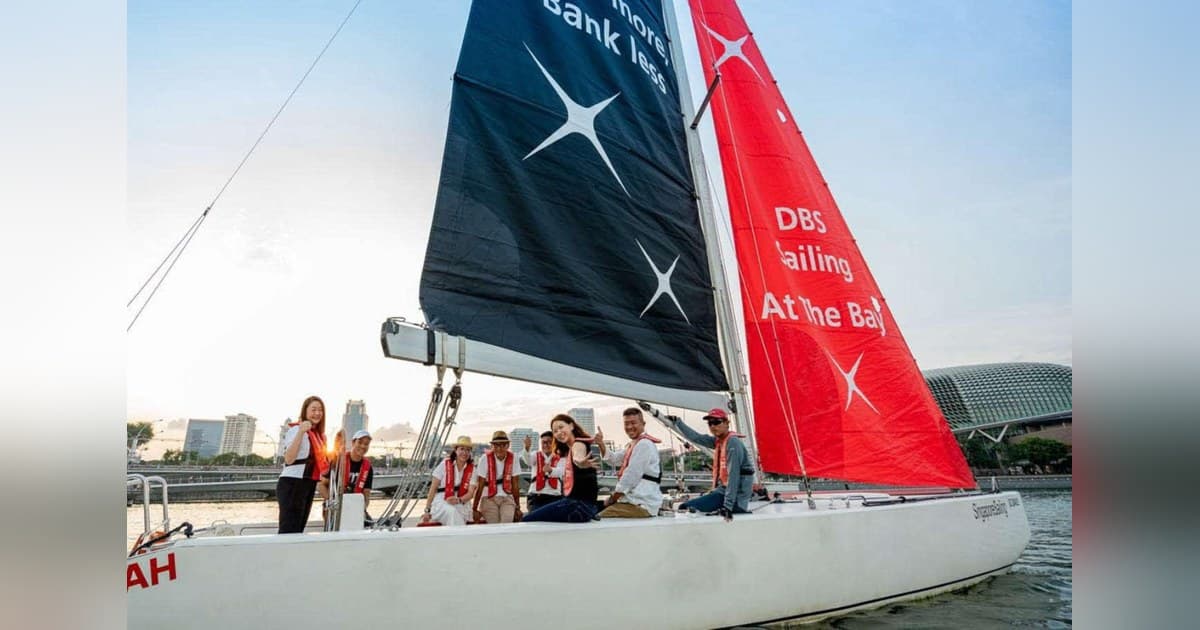 Corporate Sailing Team Building at Marina Bay Expands to 48 Participants with Inclusive Meal