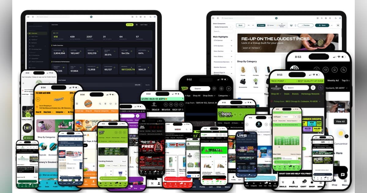 Buddy's Cannabis Ecommerce Platform Hits 300 Stores, Expands POSaBIT Pay Online