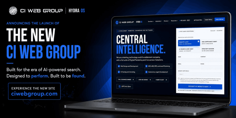 CI Web Group Relaunches Website to Optimize for AI-Powered Search Engines Like ChatGPT and Gemini