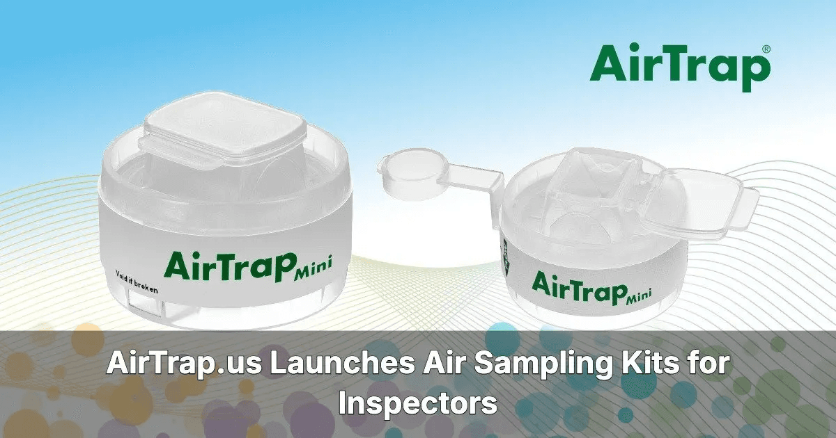 AirTrap Introduces Modernized Spore Trap Cassette for Indoor Air Quality Testing