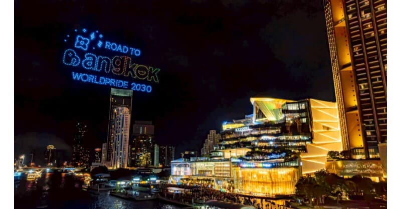 ICONSIAM’s Historic Rainbow Drone and Fireworks Show Highlights Thailand’s Readiness for World Pride 2030