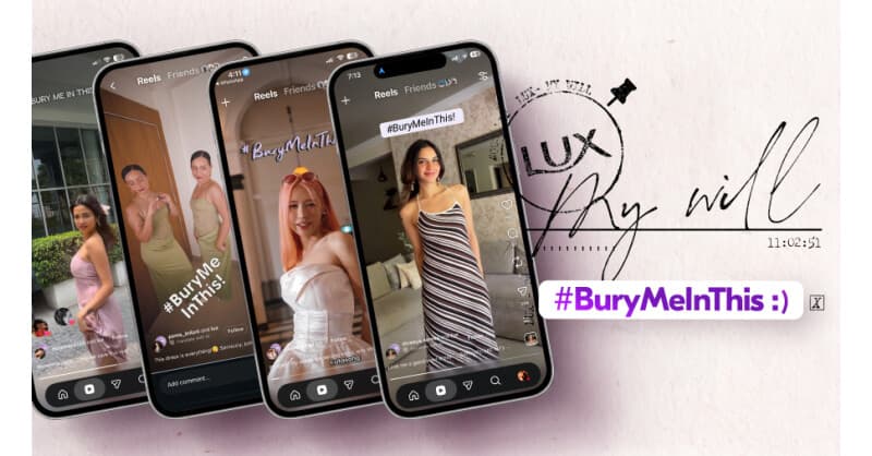 LUX Turns Viral #BuryMeInThis Trend into Legally Recognized Personal Style Declarations