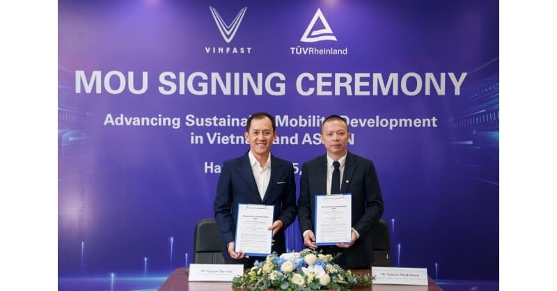 VinFast and TÜV Rheinland Partner to Advance Vehicle Testing in Vietnam