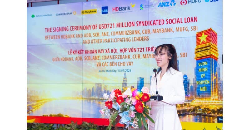HDBank Secures Record US$721 Million Social Loan, Boosting Vietnam's Sustainable Finance Market