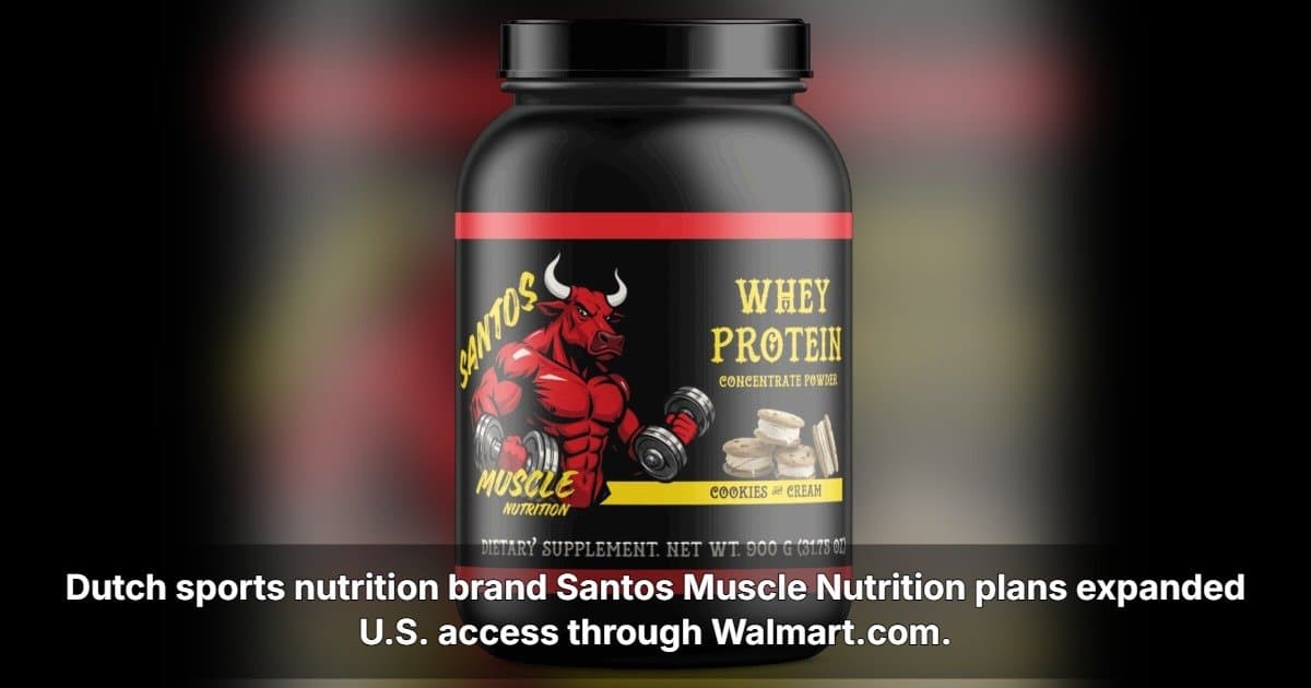 Santos Muscle Nutrition to Launch on Walmart.com, Expanding U.S. E-Commerce Presence