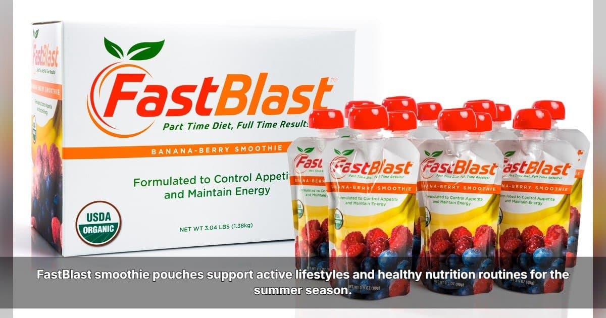 FastBlast Highlights Plant-Based Nutrition Products to Support Spring and Summer Wellness Routines