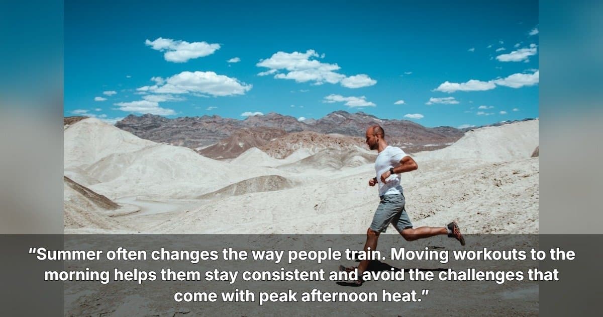 True Nutrition Technology Highlights Benefits of Early Morning Training During Summer Heat