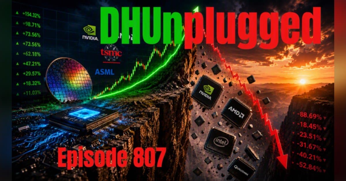 SpaceX Slides Below $147, Greenspan Remembered, and RAM Prices Explode: DHUnplugged Episode 807
