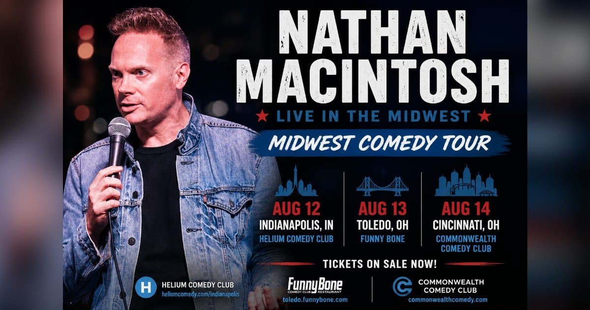 Catch Nathan Macintosh Live: Three Nights of Laughter in the Midwest!