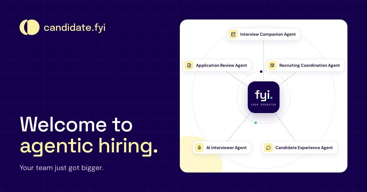 candidate.fyi Launches Agentic Hiring Platform