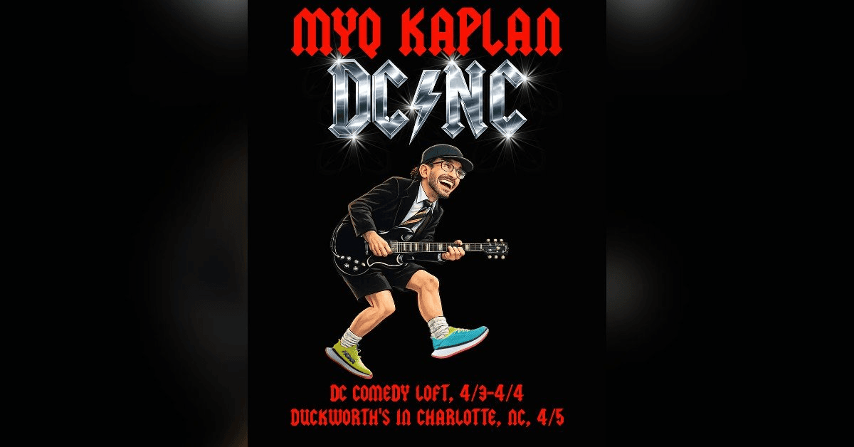 Myq Kaplan to Perform at DC Comedy Loft and Charlotte Comedy Club in Early April