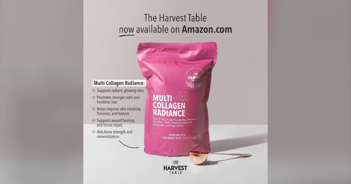 The Harvest Table Launches Multi Collagen Radiance on Amazon